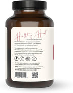 The Wellness Company Healthy Heart - Apoyo Cardiovascular, Flujo Sanguíneo, Óxido Nítrico y Niveles de Colesterol Saludables | 120 comprimidos (2 Meses)