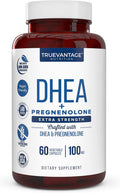 Truevantage DHEA 100mg con Pregnenolona 60mg - Cápsulas Vegetales No Transgénico