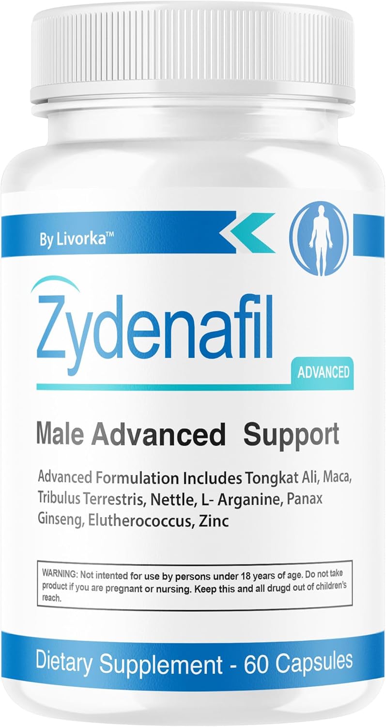 Zydenafil Pills para Hombres – Fórmula Avanzada, 60 Cápsulas