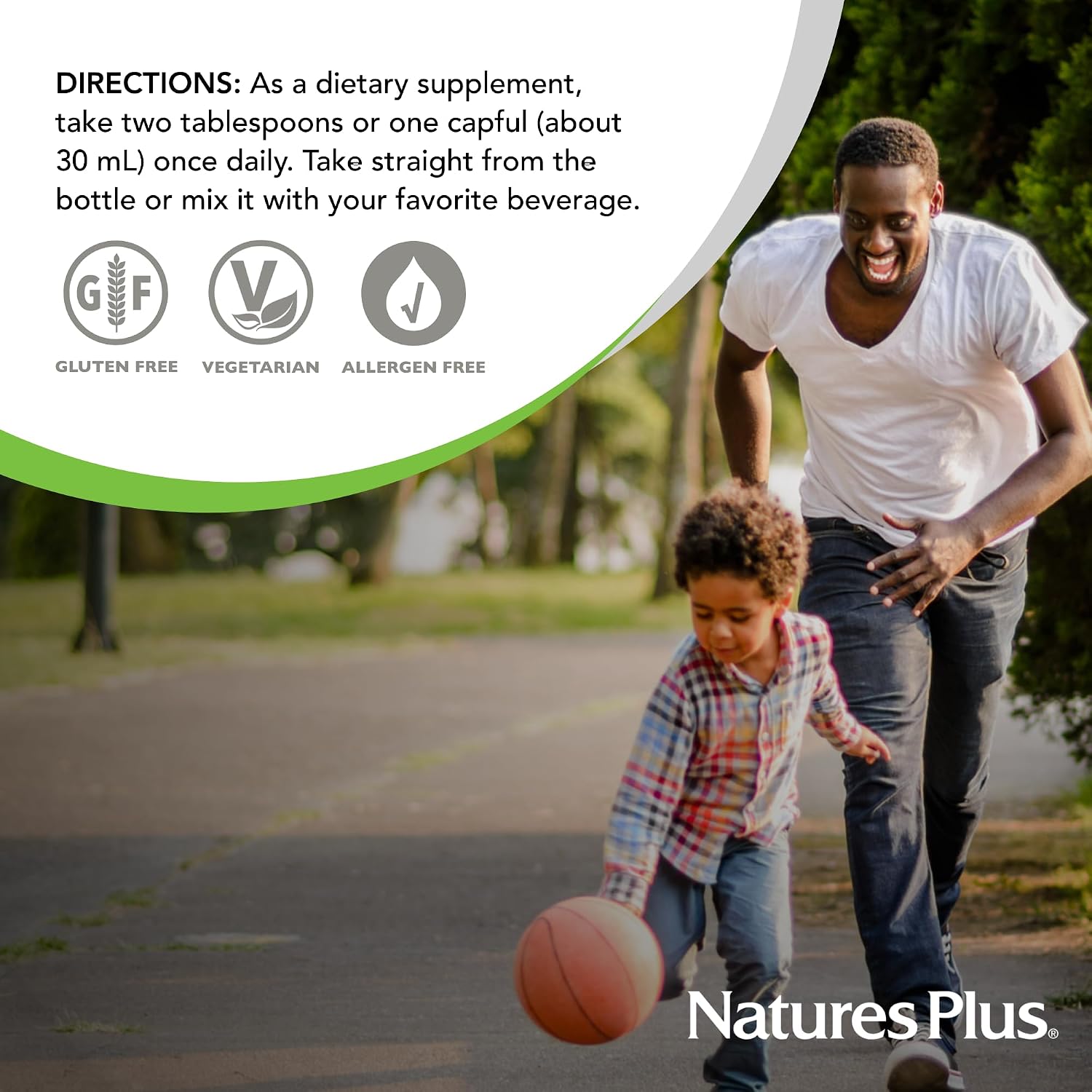 NaturesPlus Source of Life GOLD Multivitamínico Líquido - 890 ml (30 oz)