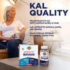 KAL Plus Multivitamínico 2 en 1 para Mujeres 50+ - 120 Comprimidos