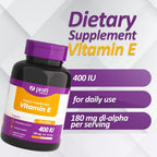Prati Donaduzzi Vitamina E 100 Cápsulas Blandas 400 UI (180 mg dl-Alfa)