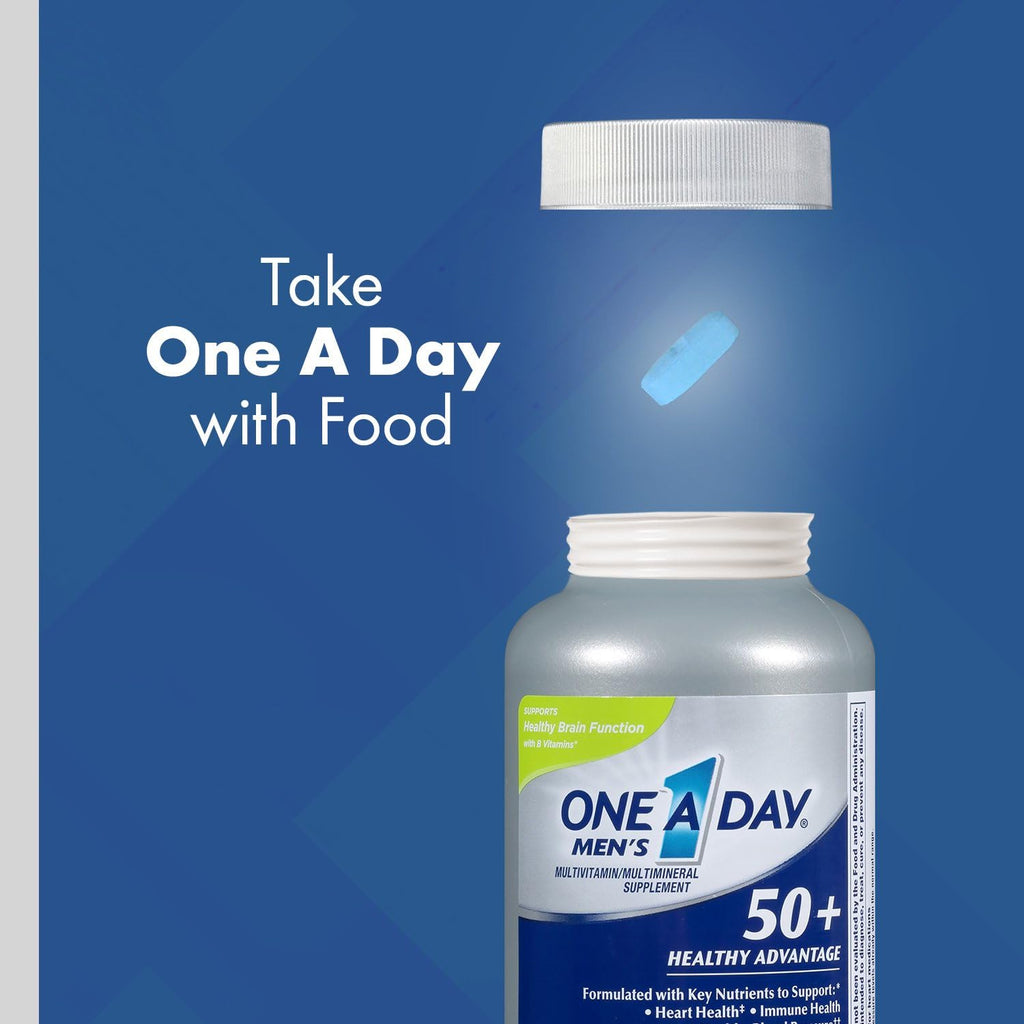 One A Day Men's 50+ Healthy Advantage Multivitamin, 65 Comprimidos
