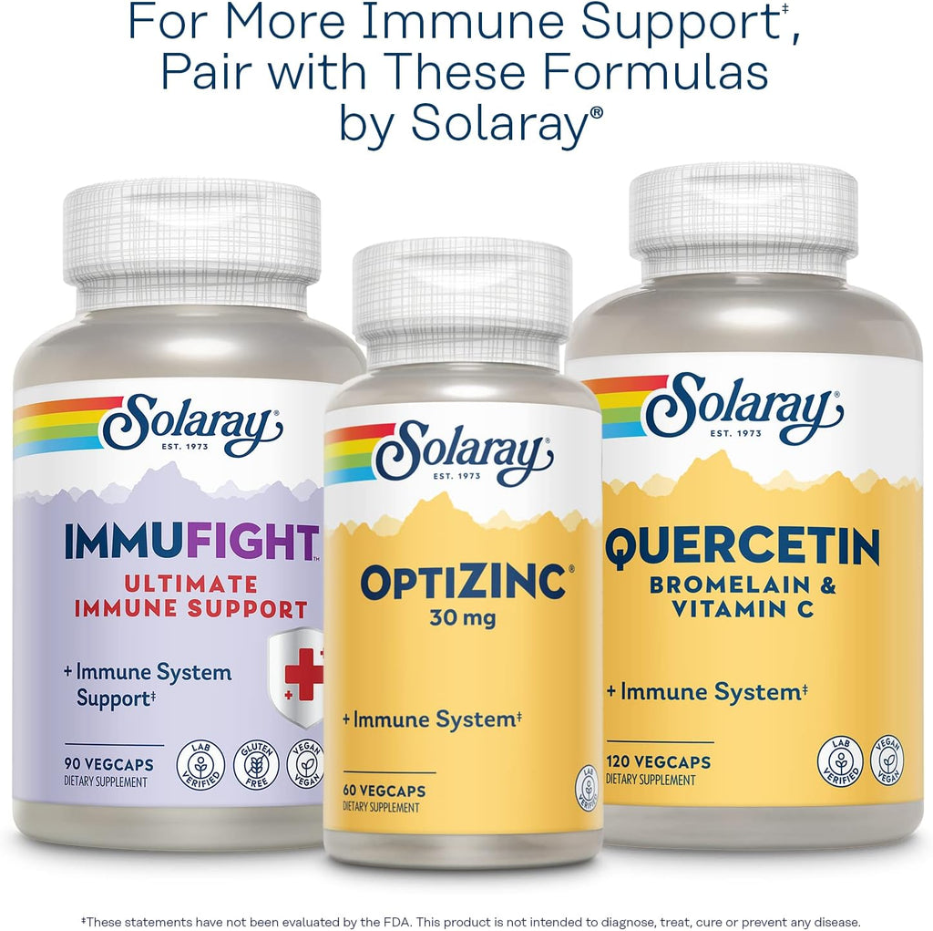 Solaray Vitamin A Dry Form - 60% Beta Carotene & 40% Retinyl Palmitate - 60 Vegan Capsules