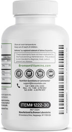 Bronson DIM Balance+ - Suplemento con DIM, Calcio D-Glucarato, Brotes de Brócoli y Vitamina D3 - 30 Cápsulas Vegetarianas
