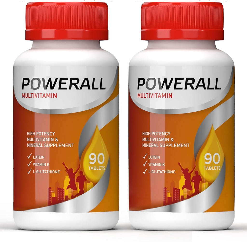 Basic Brands - Powerall Multivitamin - 90 comprimidos - Pack de 2