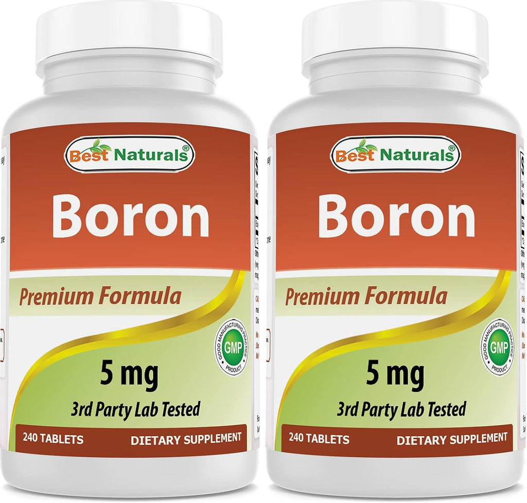 Best Naturals Boro 5 mg - 240 Comprimidos (Pack de 2)