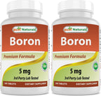 Best Naturals Boro 5 mg - 240 Comprimidos (Pack de 2)