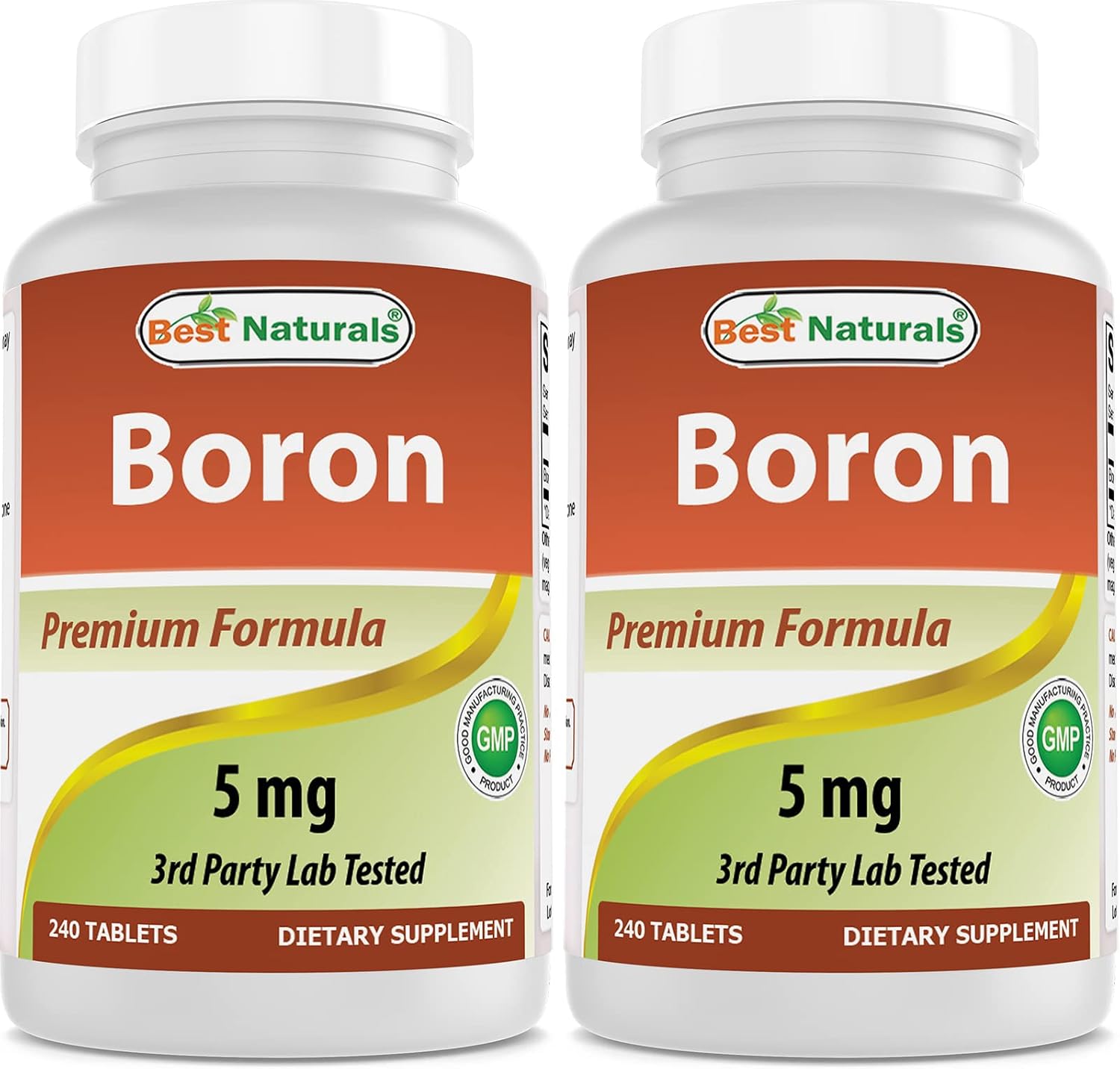 Best Naturals Boro 5 mg - 240 Comprimidos (Pack de 2)