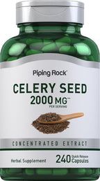 Piping Rock Celery Seed Extract Capsules, 240 Capsules