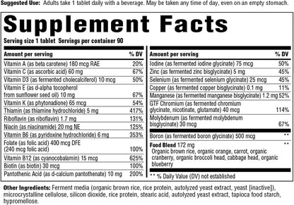 Multivitamínico Diario Sin Hierro - INNATE – Vitamina D3: contribuye al mantenimiento de los huesos y al – Image 2