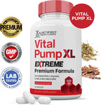 (3 Pack) Vital Pump XL Extreme Pills 1600MG Premium Formula Proprietary Blend for Men's Health 180 Capsules