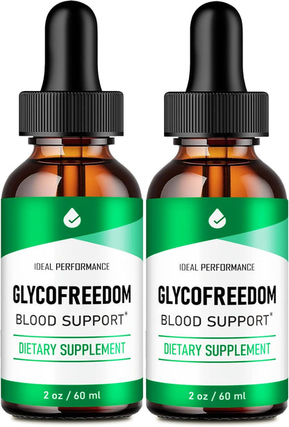 Glucofreedom Drops, Suplemento Líquido para la Salud Sanguínea - Fórmula Natural Máxima Potencia (2 Envases) – Image 1