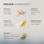 InfiniWell Defend - Suplemento de Vitaminas A, D3 y K2 - 60 Cápsulas