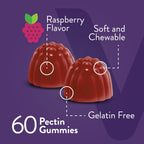Viteey Multivitamínico en Gominolas para Mujeres - 12 en 1 con Vitaminas y Minerales - Sabor a Frambuesa - 60 Gominolas (1 Mes)