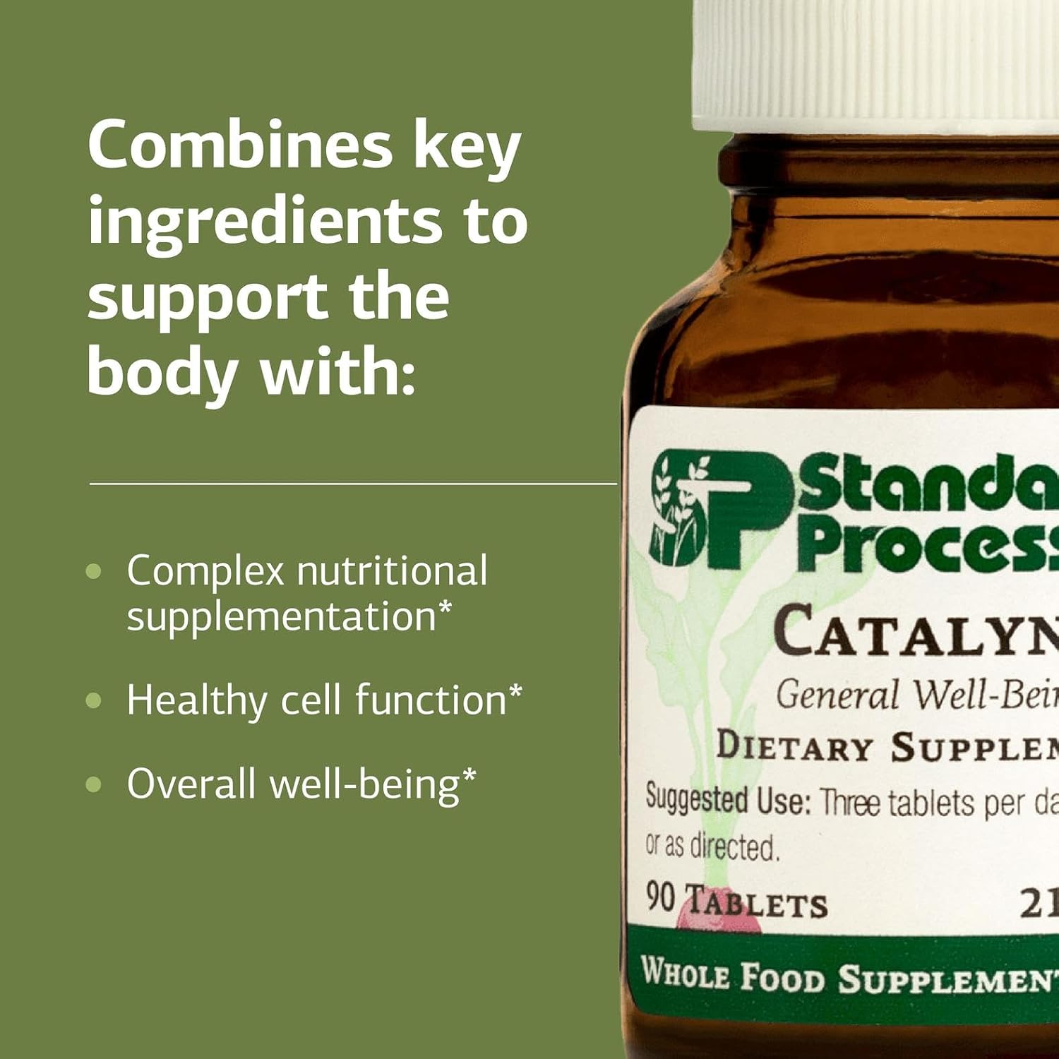 Standard Process Catalyn - Suplemento Multivitamínico con Vitaminas A, B6 y D - 90 Comprimidos