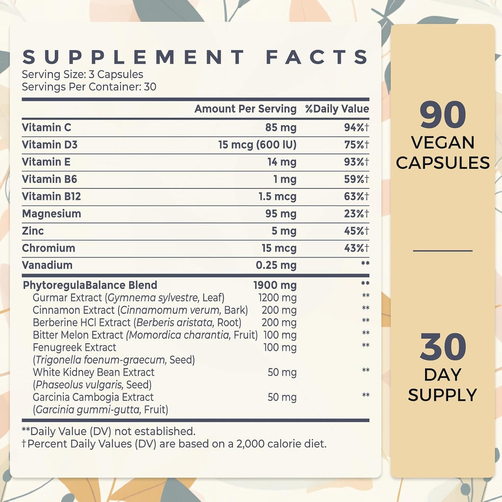 Sundhedsliv 16 en 1 Gymnema Sylvestre con Berberina, Canela y Melón Amargo - 2100 mg - 90 Cápsulas Veganas