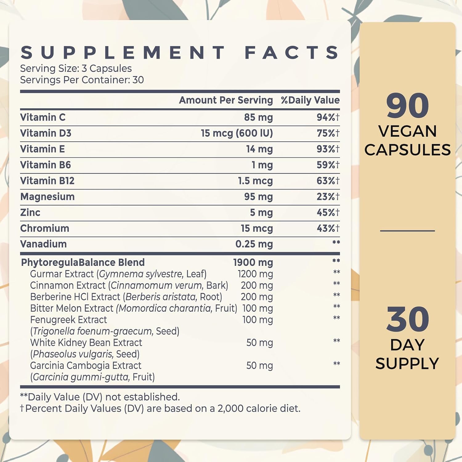 Sundhedsliv 16 en 1 Gymnema Sylvestre con Berberina, Canela y Melón Amargo - 2100 mg - 90 Cápsulas Veganas