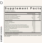 Codeage E-Sport Vitamins+ - Suplemento Nootrópico con Cognizin, Bacopa, L-Theanine, Ginkgo, Astaxantina y Multivitaminas - 90 Cápsulas