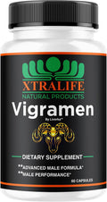 Vigramen Pills for Men - Cápsulas Multivitamínicas Naturales, 60 Unidades