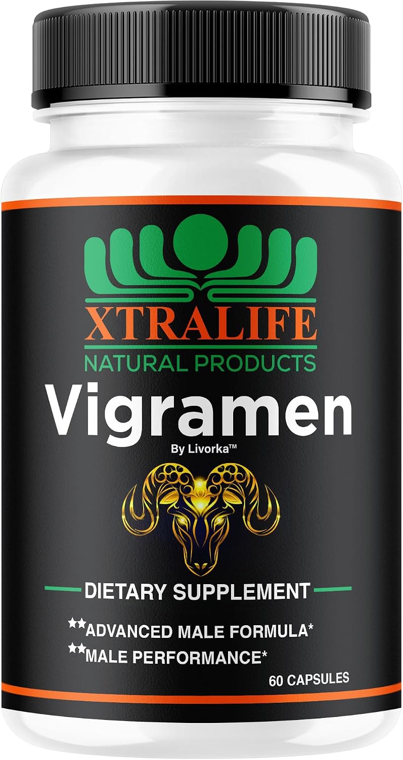Vigramen Pills for Men - Cápsulas Multivitamínicas Naturales, 60 Unidades
