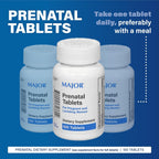 MAJOR Prenatal Tablets – Dietary Supplement for Pregnant and Lactating Women – 100 Tablets