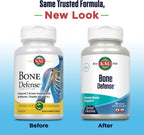 KAL Bone Defense - Calcium, Magnesium & Zinc Capsules with Vitamins C, D & K - Bone Health Complex - 90 Veggie Capsules