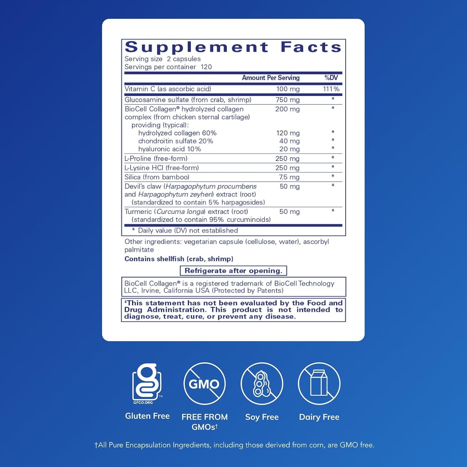 Pure Encapsulations Ligament Restore - 240 Cápsulas