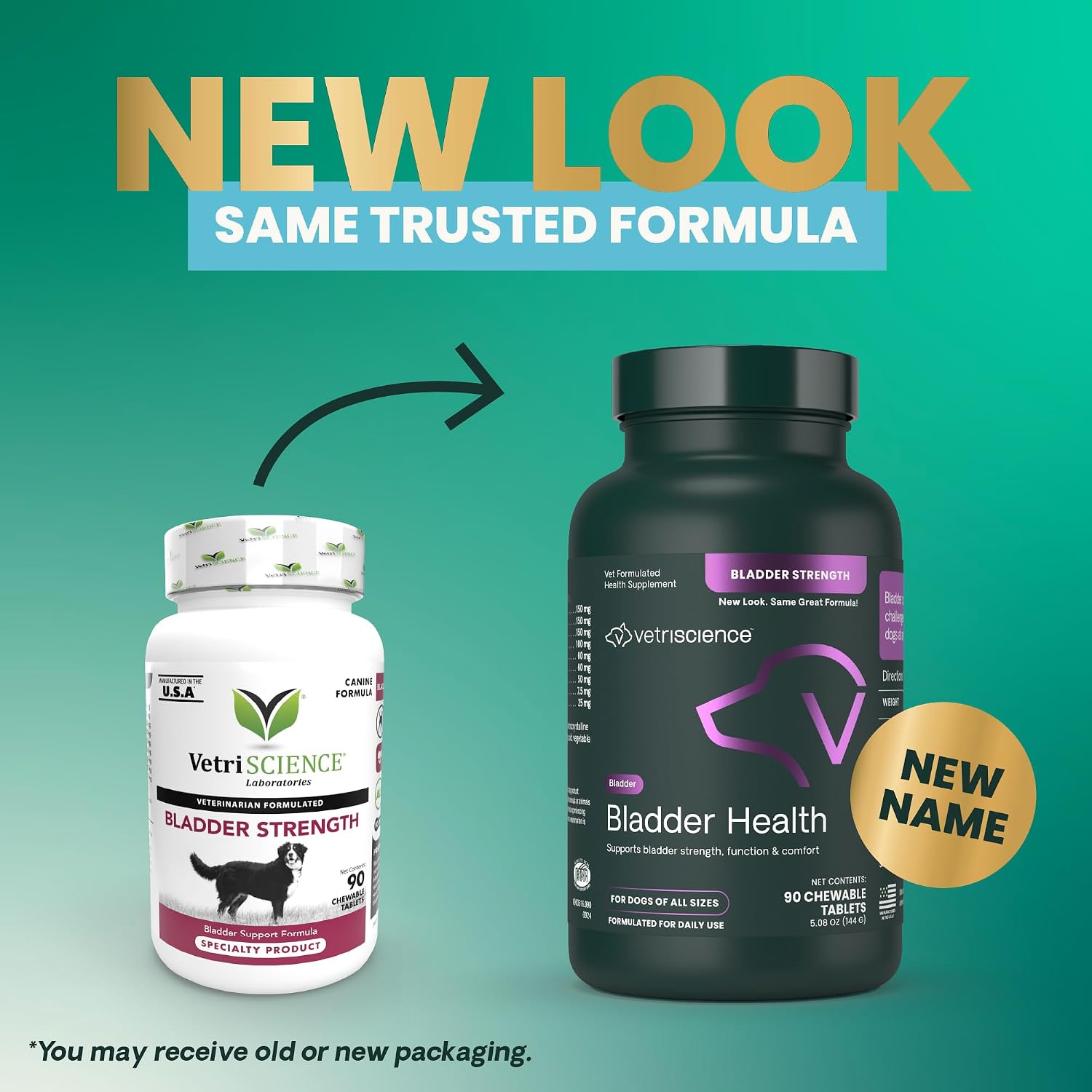 VetriScience Bladder Health – Suplemento para la salud urinaria en perros, 90 comprimidos masticables
