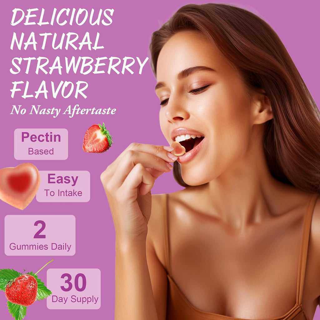 Totaria Multivitamin Gummies Sin Azúcar para Mujeres 14+ con Inositol, Hierro, Folato, Biotina