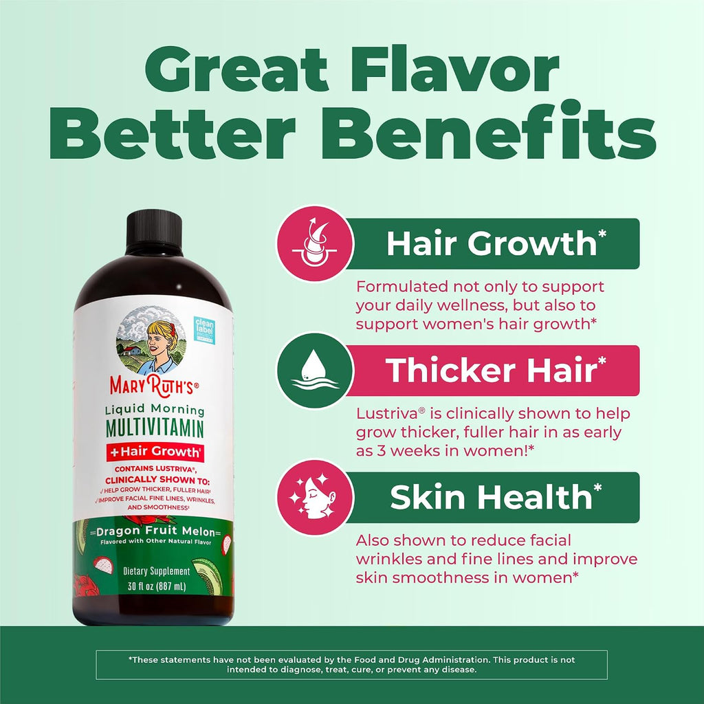 MaryRuth's Multivitamínico Líquido para Mujeres con Biotina 10000mcg - 887 ml