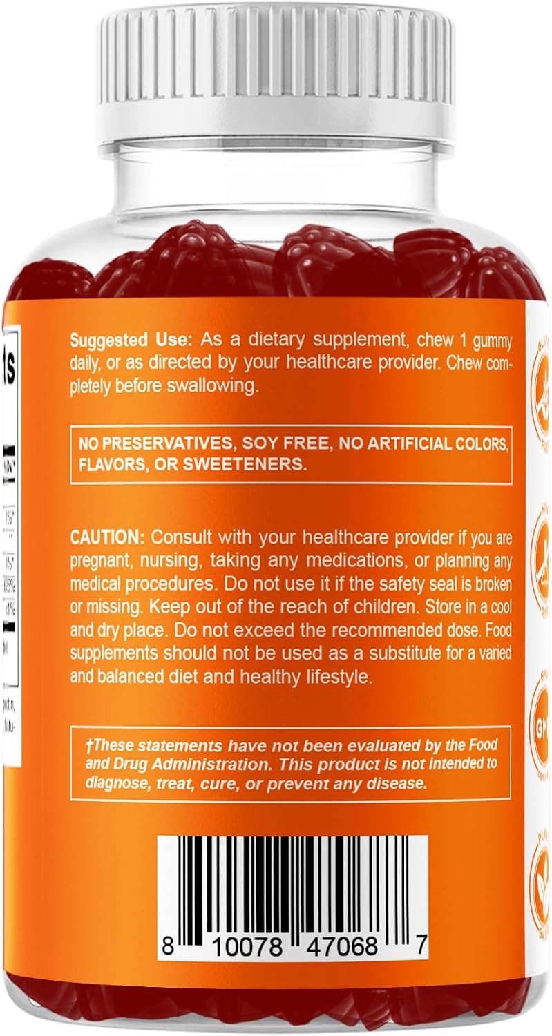 Vitamatic Vitamina D3 Gummies 5000 UI - Pack de 2 (120 Gominolas)