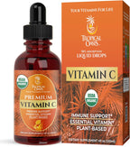 Tropical Oasis USDA Organic Liquid Vitamin C Drops - 60 Servings