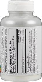 Suplemento Solaray C Cristalino, 5000 mg, 8 onzas