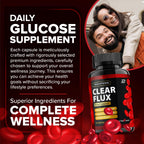 Clear Flux Cápsulas - ClearFlux Advanced Supplement, Fórmula Natural (120 Cápsulas - 2 Envases)