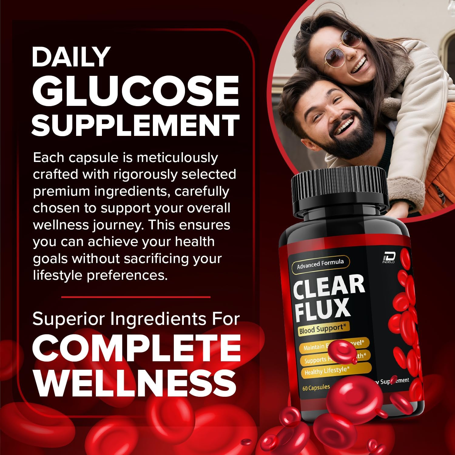 Clear Flux Cápsulas - ClearFlux Advanced Supplement, Fórmula Natural (120 Cápsulas - 2 Envases)