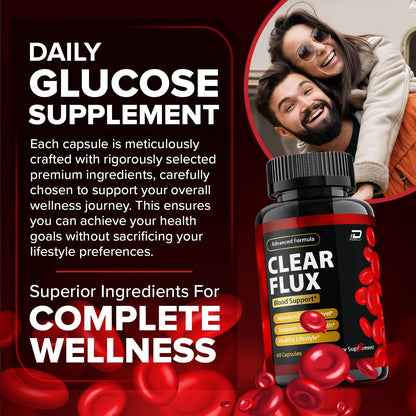 Clear Flux Capsules - Complemento Avanzado – Ingredientes naturales: La fórmula está elaborada con componentes de – Image 2