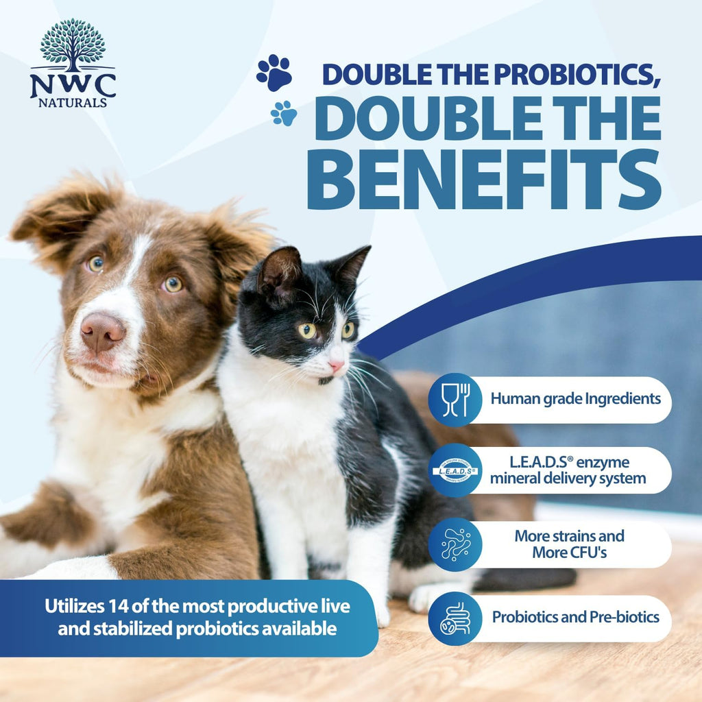 Total-Biotics Probióticos para Perros y Gatos - 365 Dosis, 8 oz