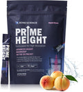 BONE SCIENCE Primeheight Multivitamínico en Polvo para Niños y Adolescentes - Sin Azúcar, Sabor Melocotón, 30 Sticks