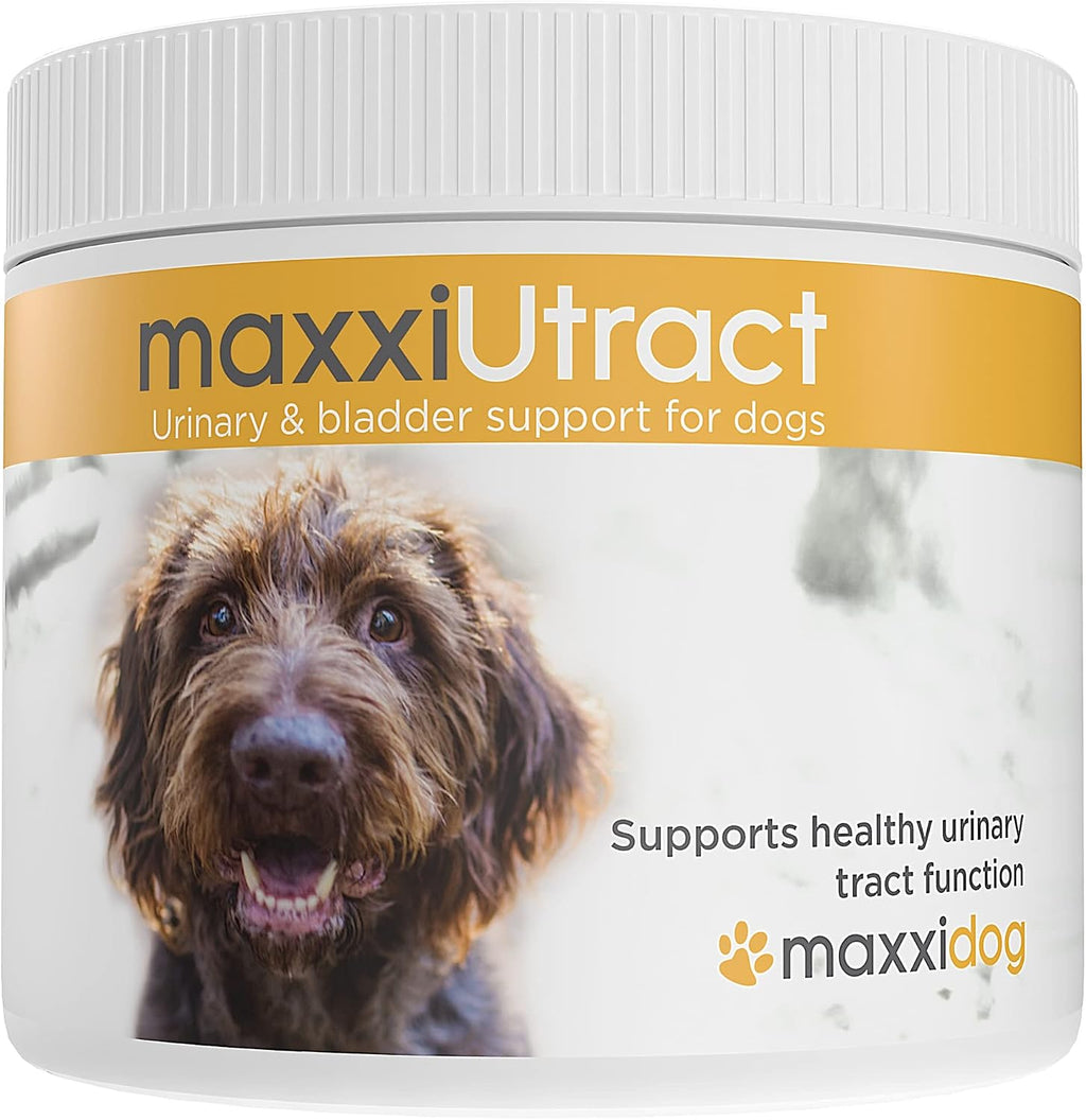 maxxiUtract Apoyo Urinario y Vesical para Perros - Suplemento Natural en Polvo con D-Manosa y Arándano - 150 g