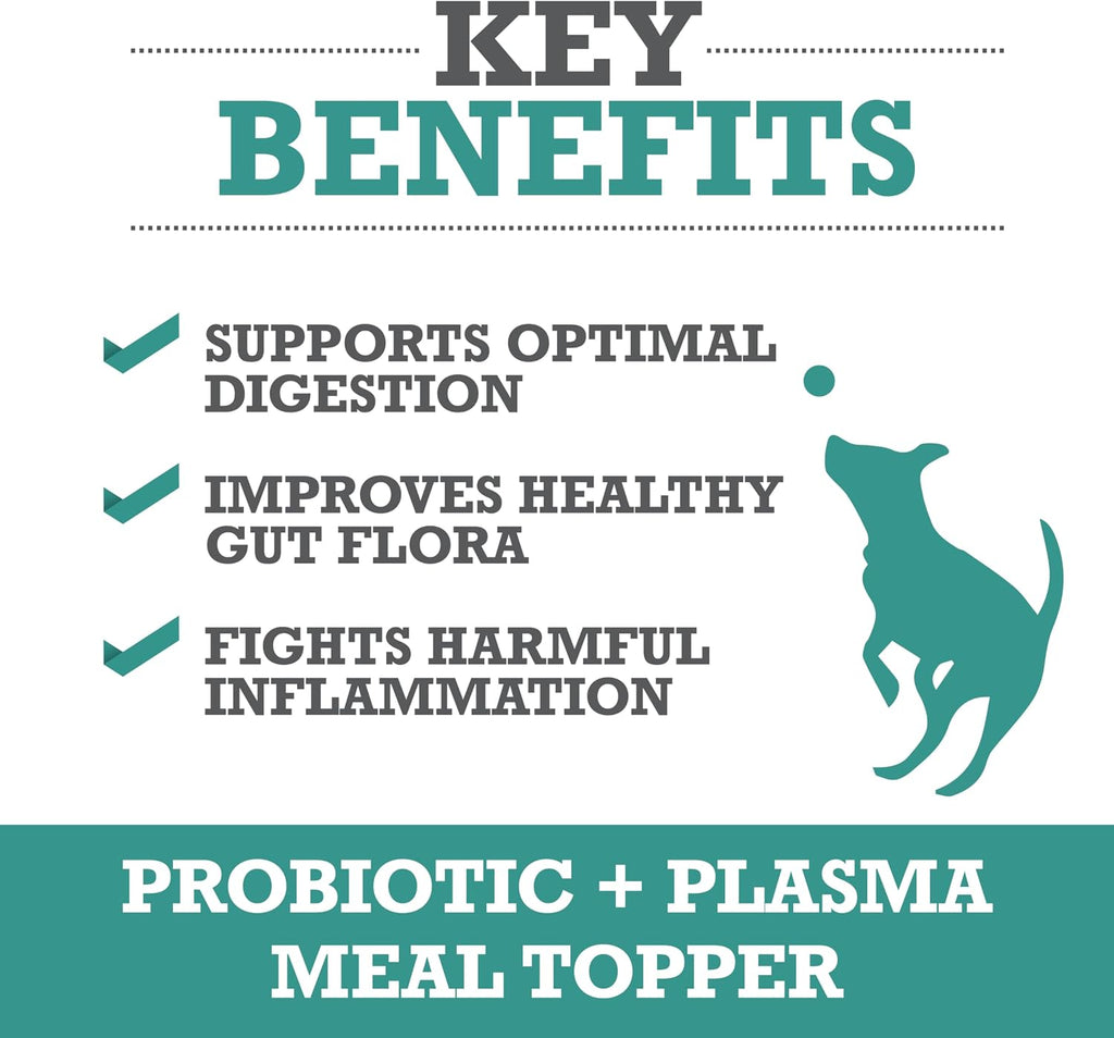 WINPRO Probiótico en Polvo para Perros - Complemento con Plasma, Prebióticos y Probióticos, 60 Dosis