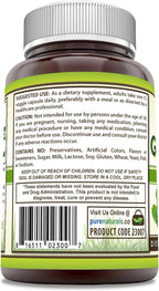 Pure Naturals Gotu Kola 500 mg - 120 Cápsulas Veganas