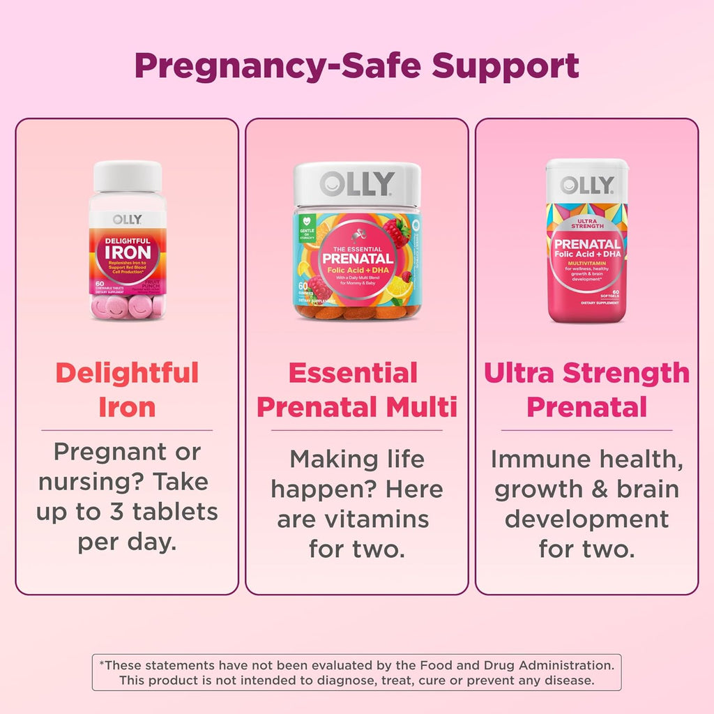 OLLY Ultra Strength Prenatal Multivitamínico en Cápsulas Blandas