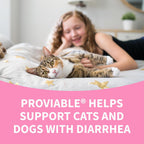 Nutramax Proviable Probióticos para Perros y Gatos, Suplemento Digestivo Diario con Múltiples Cepas Bacterianas, 30 Cápsulas
