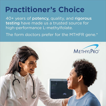 MethylPro Multivitamin + L-Metilfolato 15 mg - 30 Cápsulas