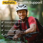 Siraj 18-en-1 Multivitamínico Superfood - Irish Sea Moss, Aceite de Semilla Negra, Shilajit, Ashwagandha - 60 Cápsulas