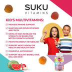 SUKU Gominolas Multivitamínicas para Niños - 60 unidades