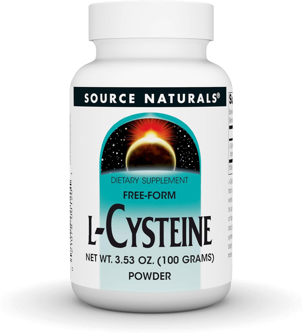 Source Naturals L-Cisteína en Polvo – Aminoácido – 100 g