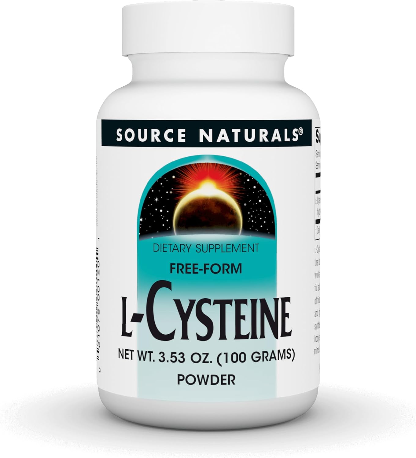 Source Naturals L-Cisteína en Polvo – Aminoácido – 100 g