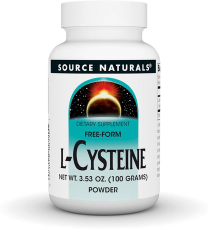 Source Naturals L-Cisteína en Polvo – Aminoácido – 100 g – Image 1